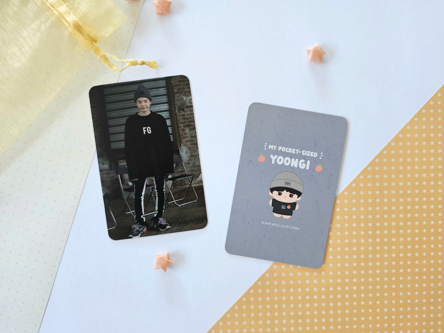 Yoongi Beanie Photo and Photocard Set