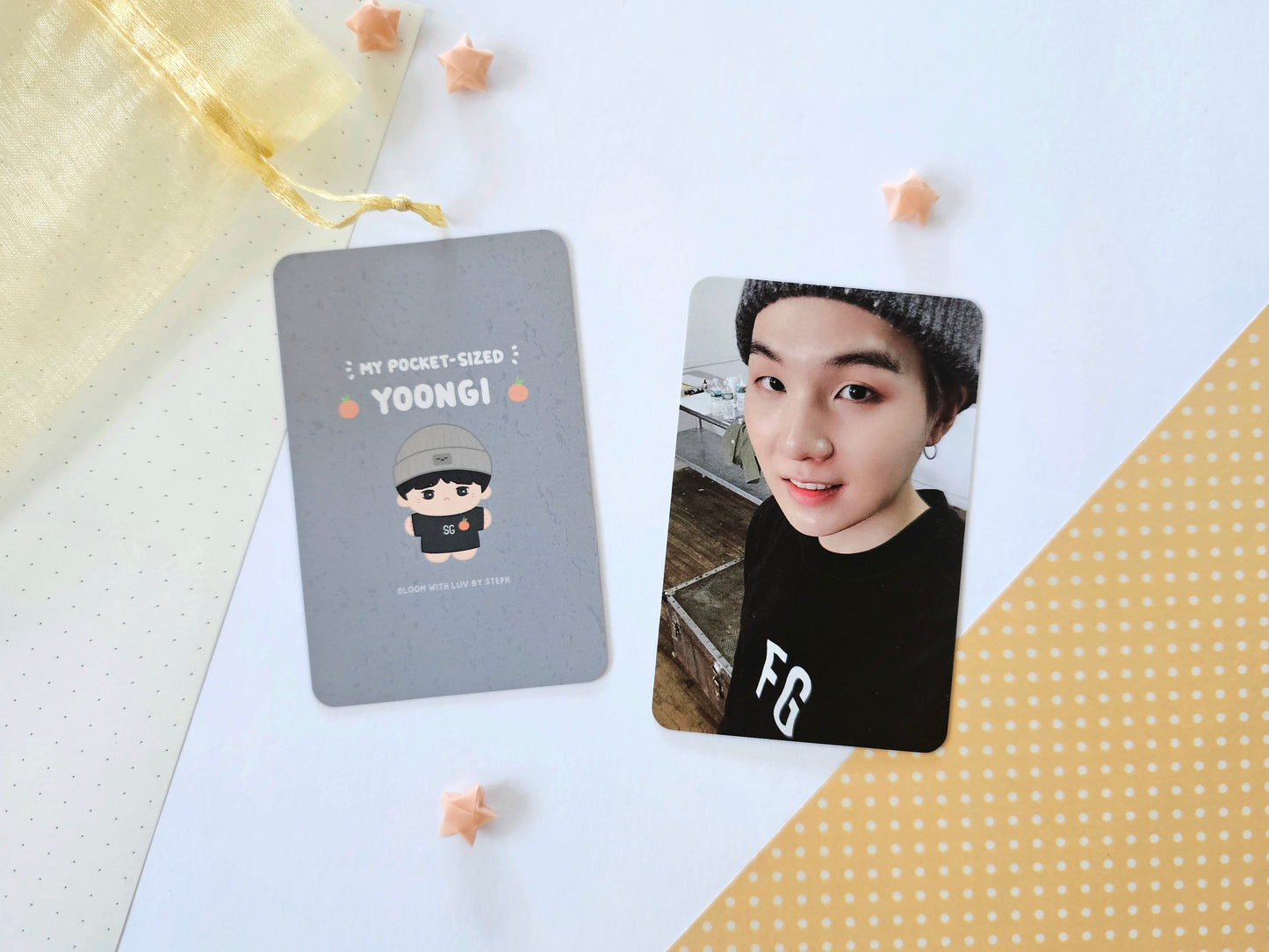 Yoongi Beanie Photo and Photocard Set