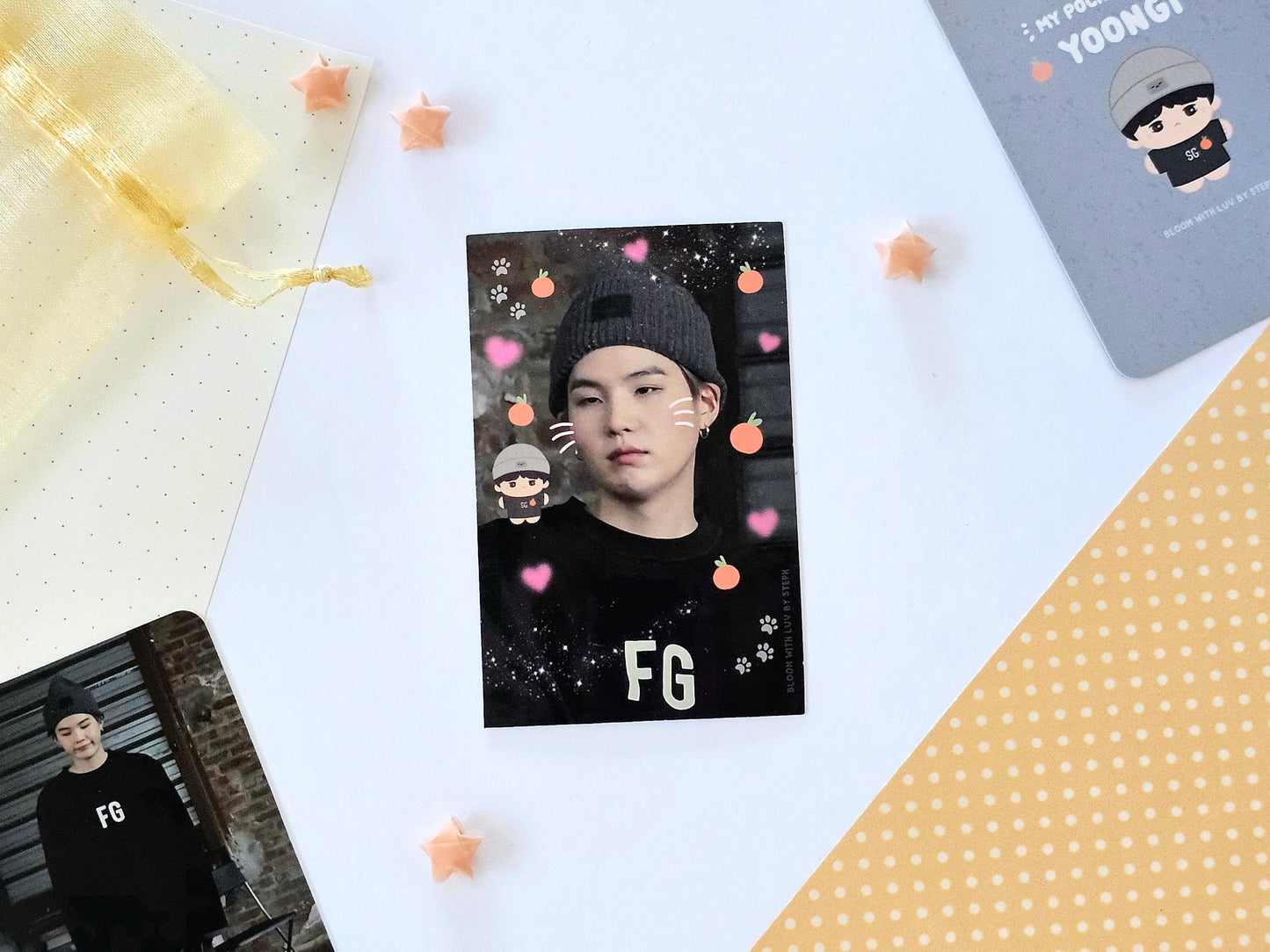 Yoongi Beanie Photo and Photocard Set