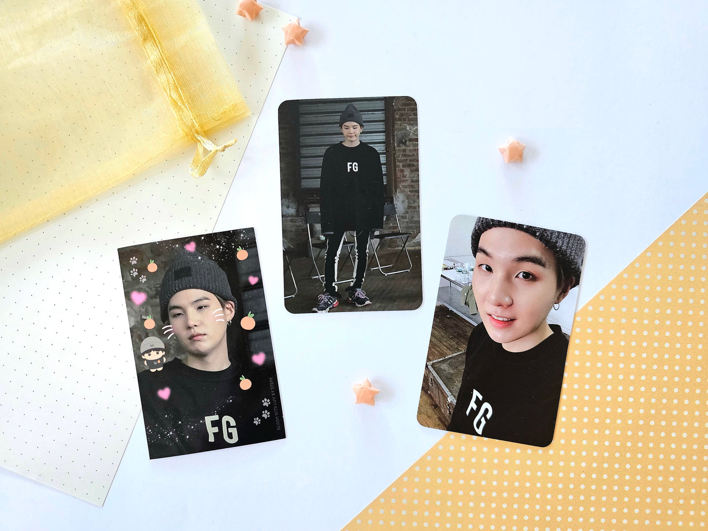 Yoongi Beanie Photo and Photocard Set