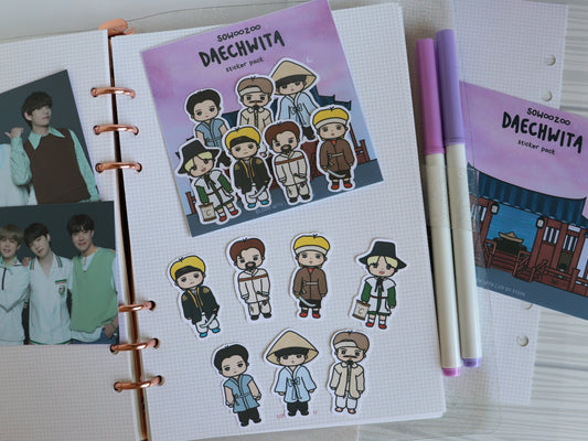 Daechwita Sowoozoo Muster Sticker Pack