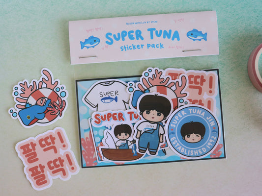 Jin Super Tuna Sticker Pack