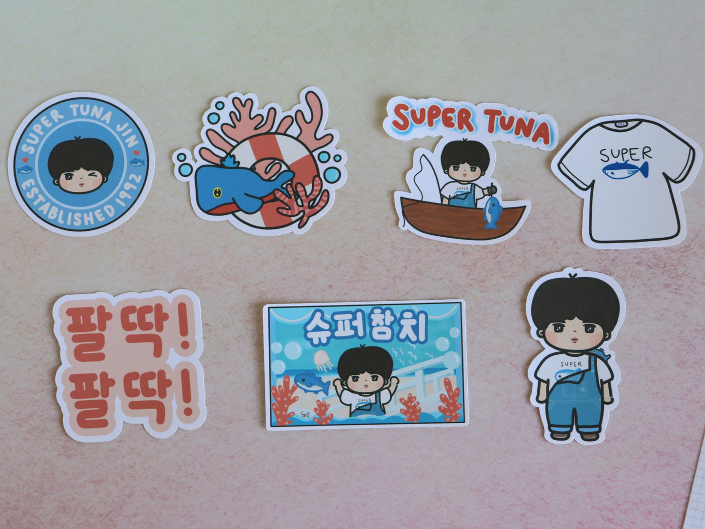 Jin Super Tuna Sticker Pack