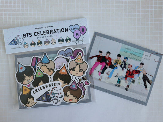 BTS Bangtan Celebration Party Sticker Pack