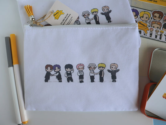 BTS ARMY Butter Canvas Zipper Pouch