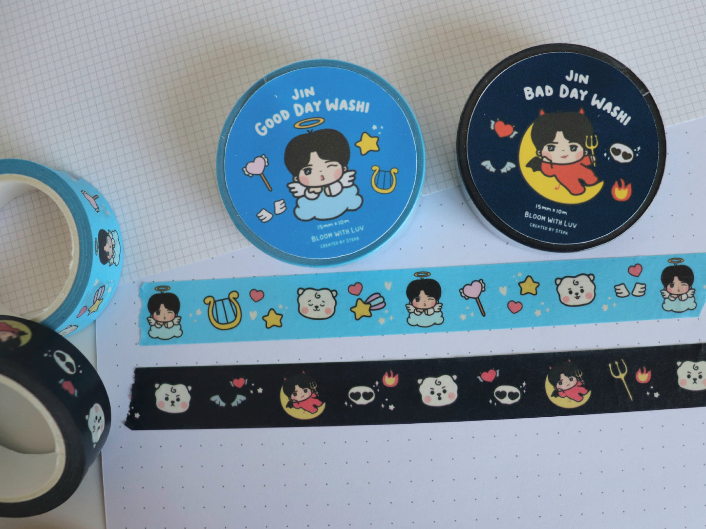 Jin Good Day Bad Day Washi Tape