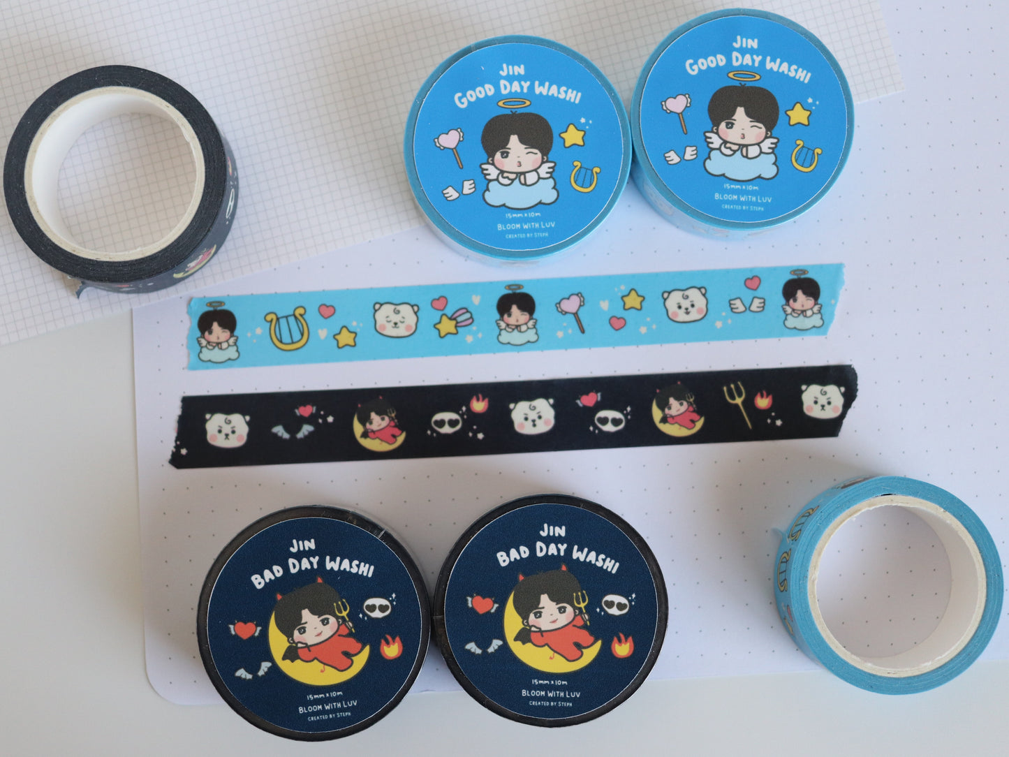 Jin Good Day Bad Day Washi Tape