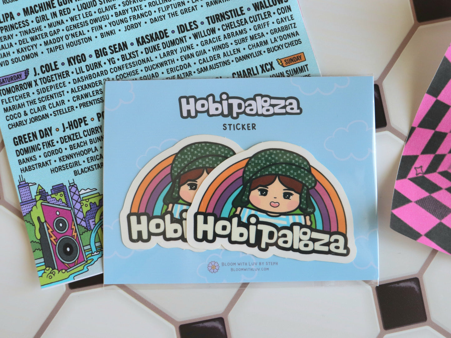 Hobipalooza Vinyl Sticker