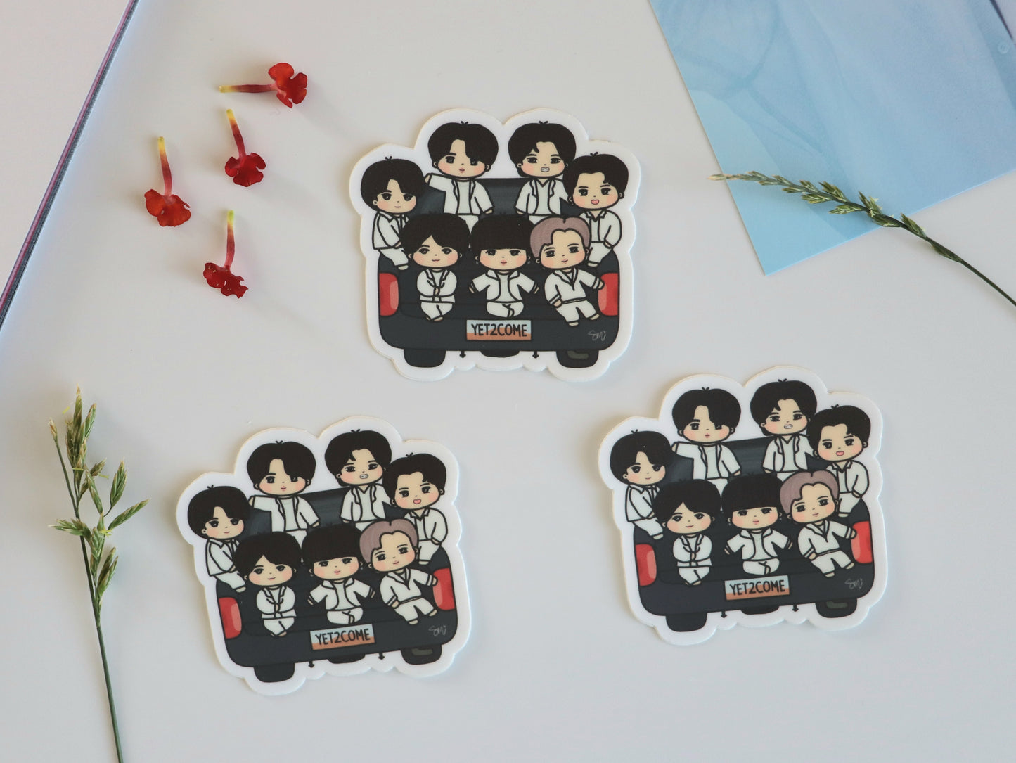 Yet to Come OT7 Vinyl Sticker