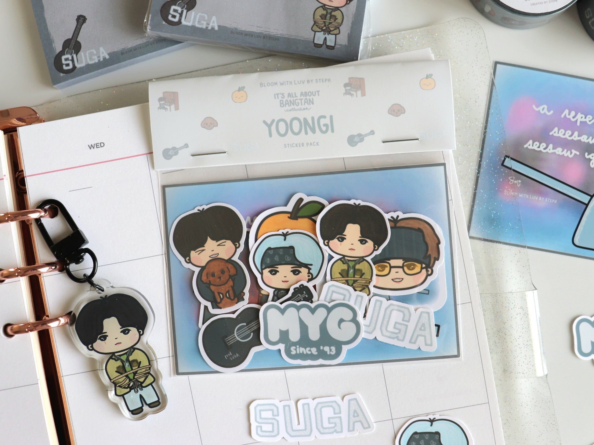 It's All About Yoongi - Sticker Pack - [It's All About Bangtan