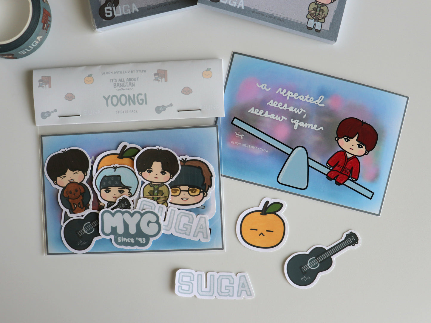 It's All About Yoongi - Sticker Pack - [It's All About Bangtan Collection]