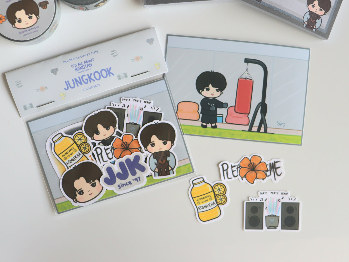 It's All About Jungkook - Sticker Pack - [It's All About Bangtan Collection]