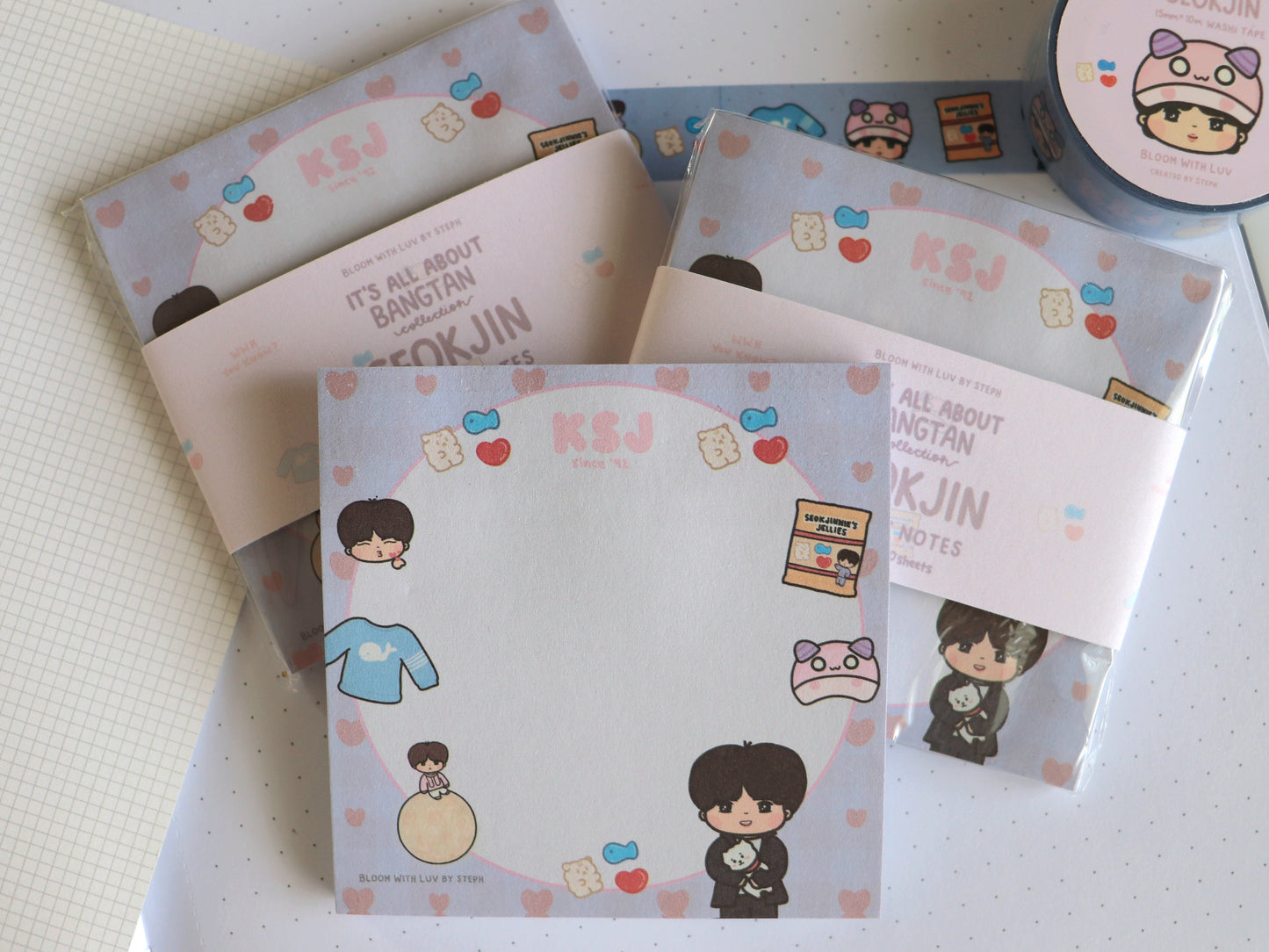 It's All About Seokjin - Sticky Notes Pad - [It's All About Bangtan Collection]