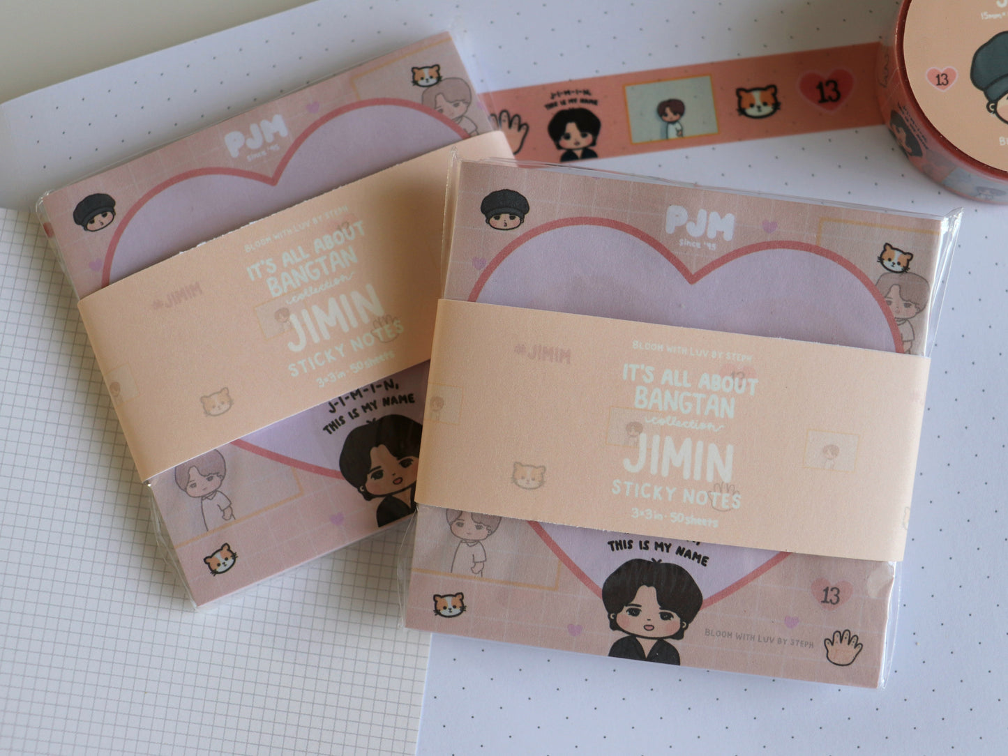 It's All About Jimin - Sticky Notes Pad - [It's All About Bangtan Collection]