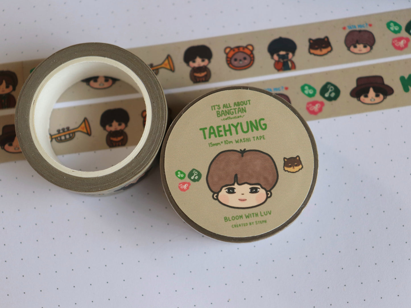 It's All About Taehyung - Washi Tape - [It's All About Bangtan Collection]