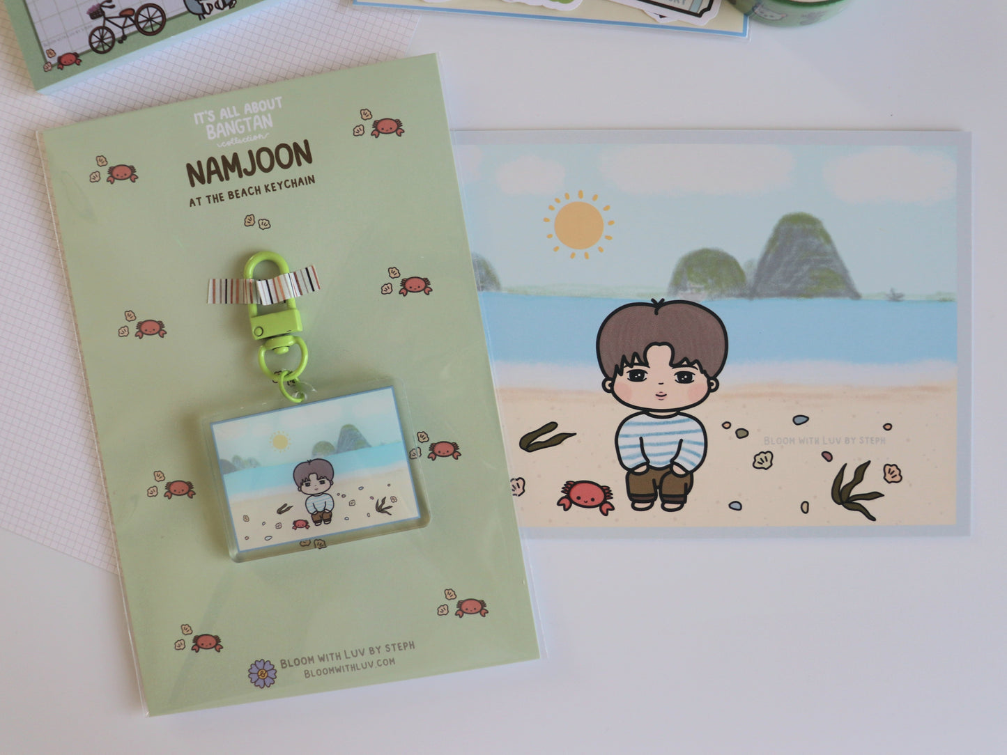 It's All About Namjoon - At the Beach Keychain - [It's All About Bangtan Collection]