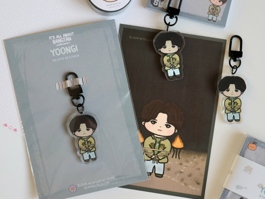 It's All About Yoongi - AGUST D Keychain - [It's All About Bangtan Collection]