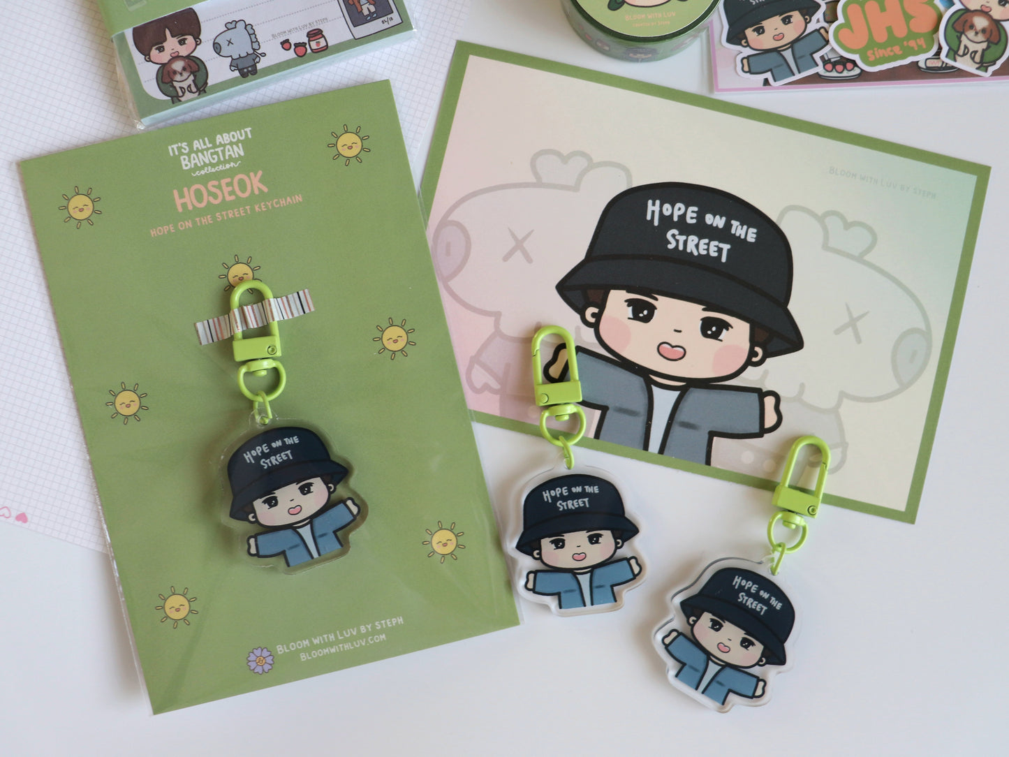 It's All About Hoseok - Hope on the Street Keychain - [It's All About Bangtan Collection]