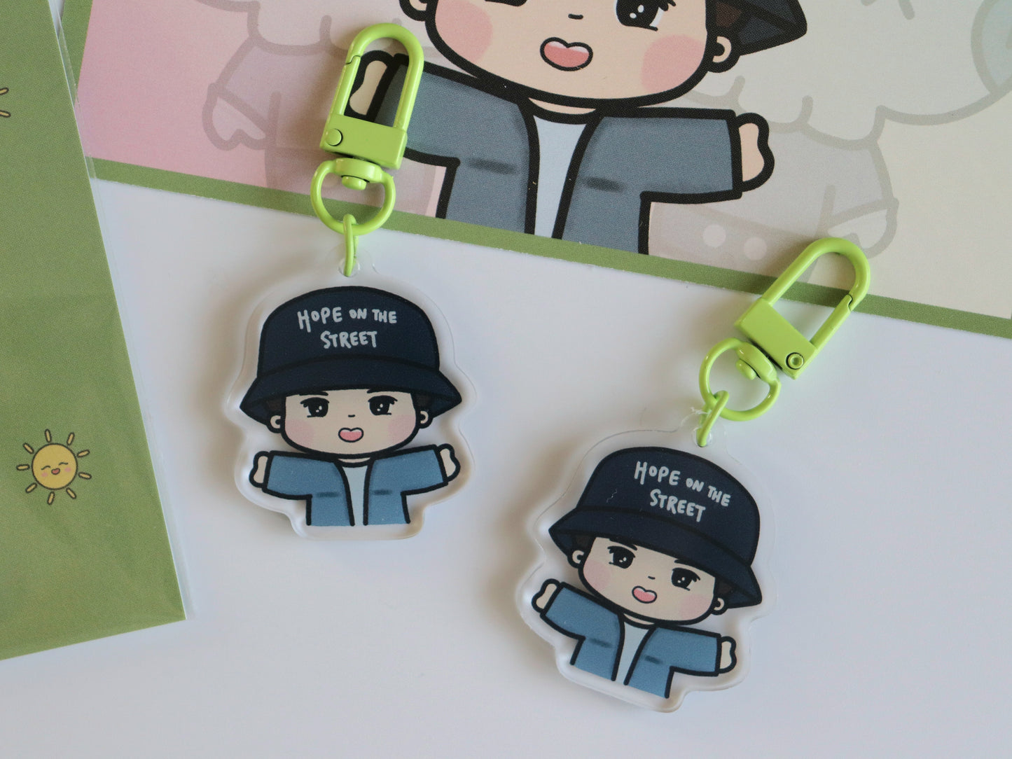 It's All About Hoseok - Hope on the Street Keychain - [It's All About Bangtan Collection]