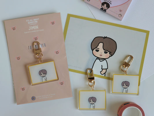 It's All About Jimin - Run BTS! Frame Keychain - [It's All About Bangtan Collection]