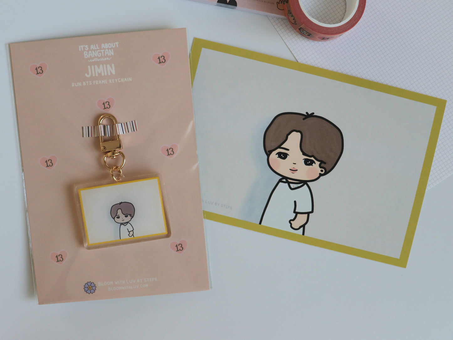 It's All About Jimin - Run BTS! Frame Keychain - [It's All About Bangtan Collection]