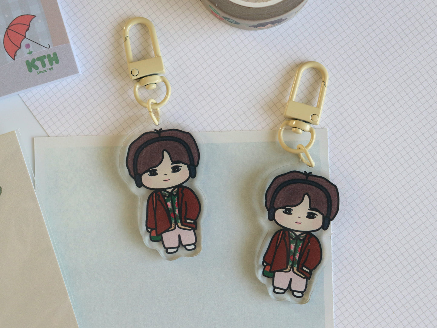 It's All About Taehyung - Vantae Style Keychain - [It's All About Bangtan Collection]