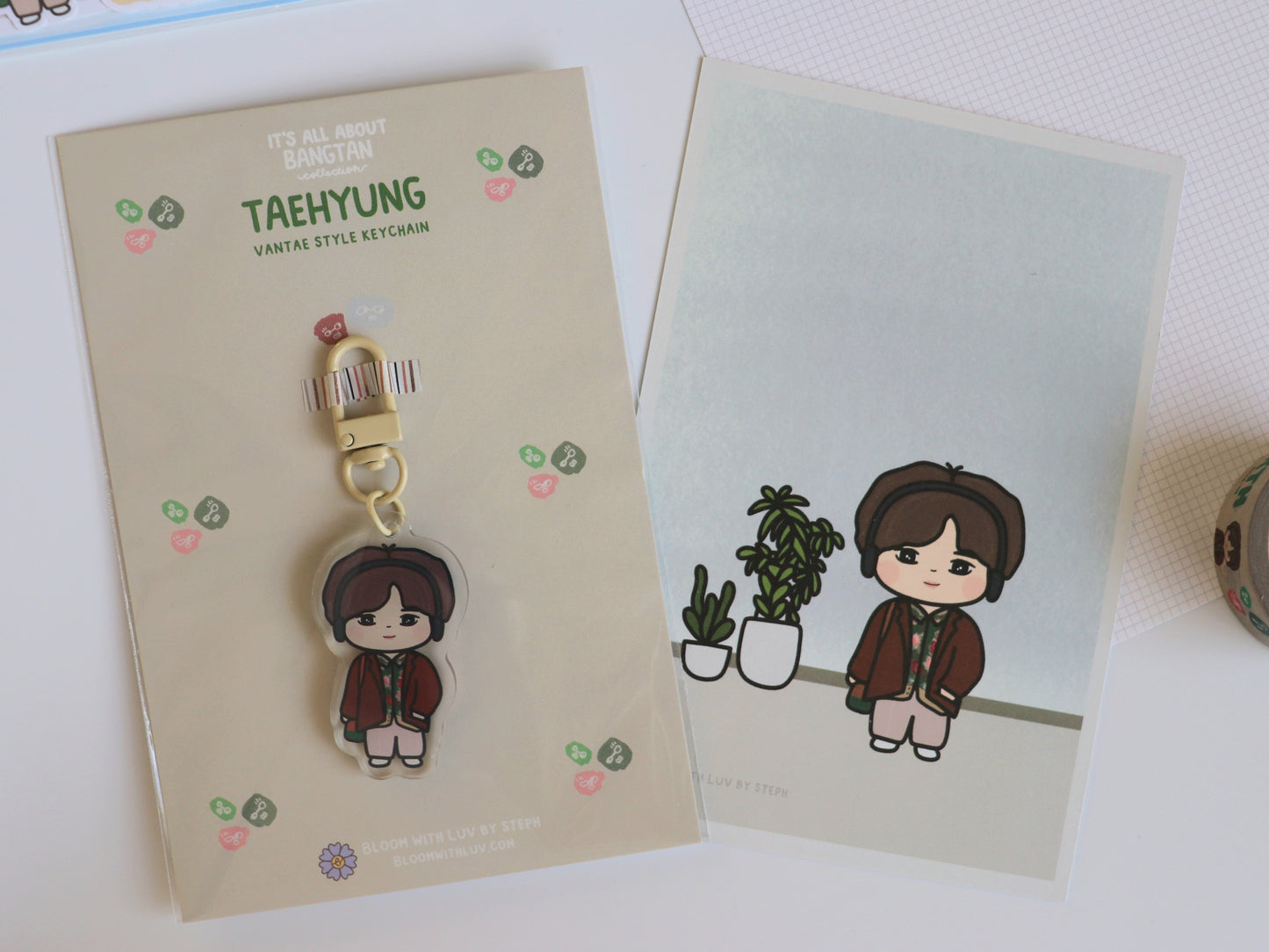 It's All About Taehyung - Vantae Style Keychain - [It's All About Bangtan Collection]