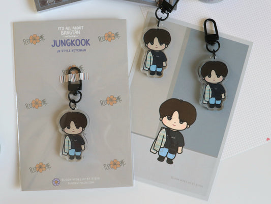 It's All About Jungkook - JK Style Keychain - [It's All About Bangtan Collection]