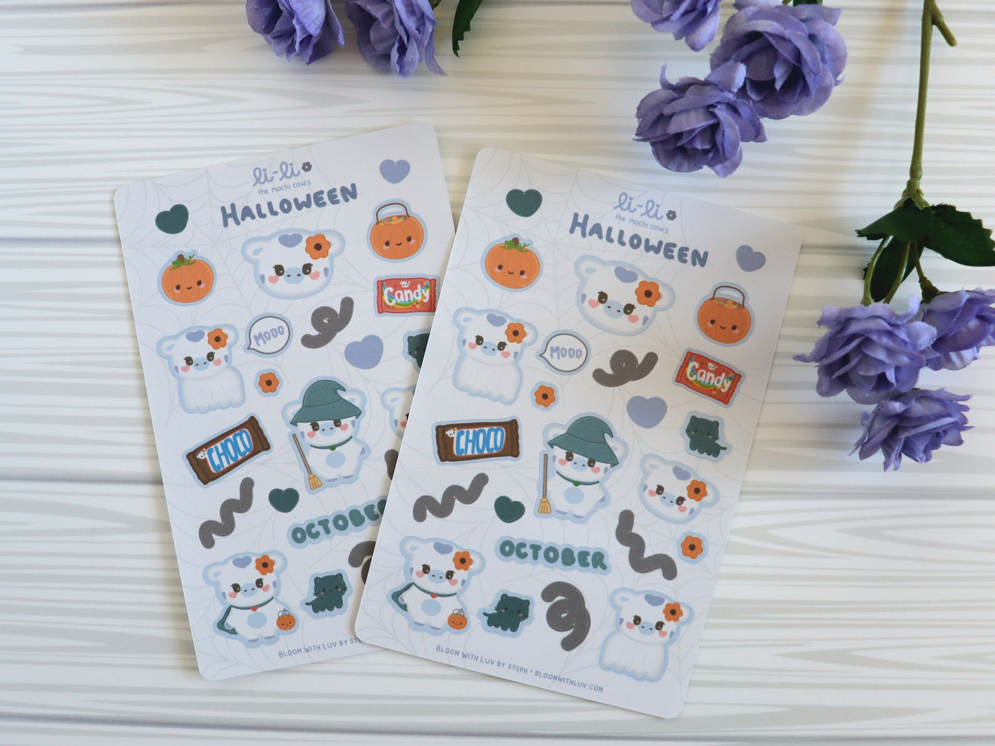 Li-Li's Halloween Deco Sticker Sheet