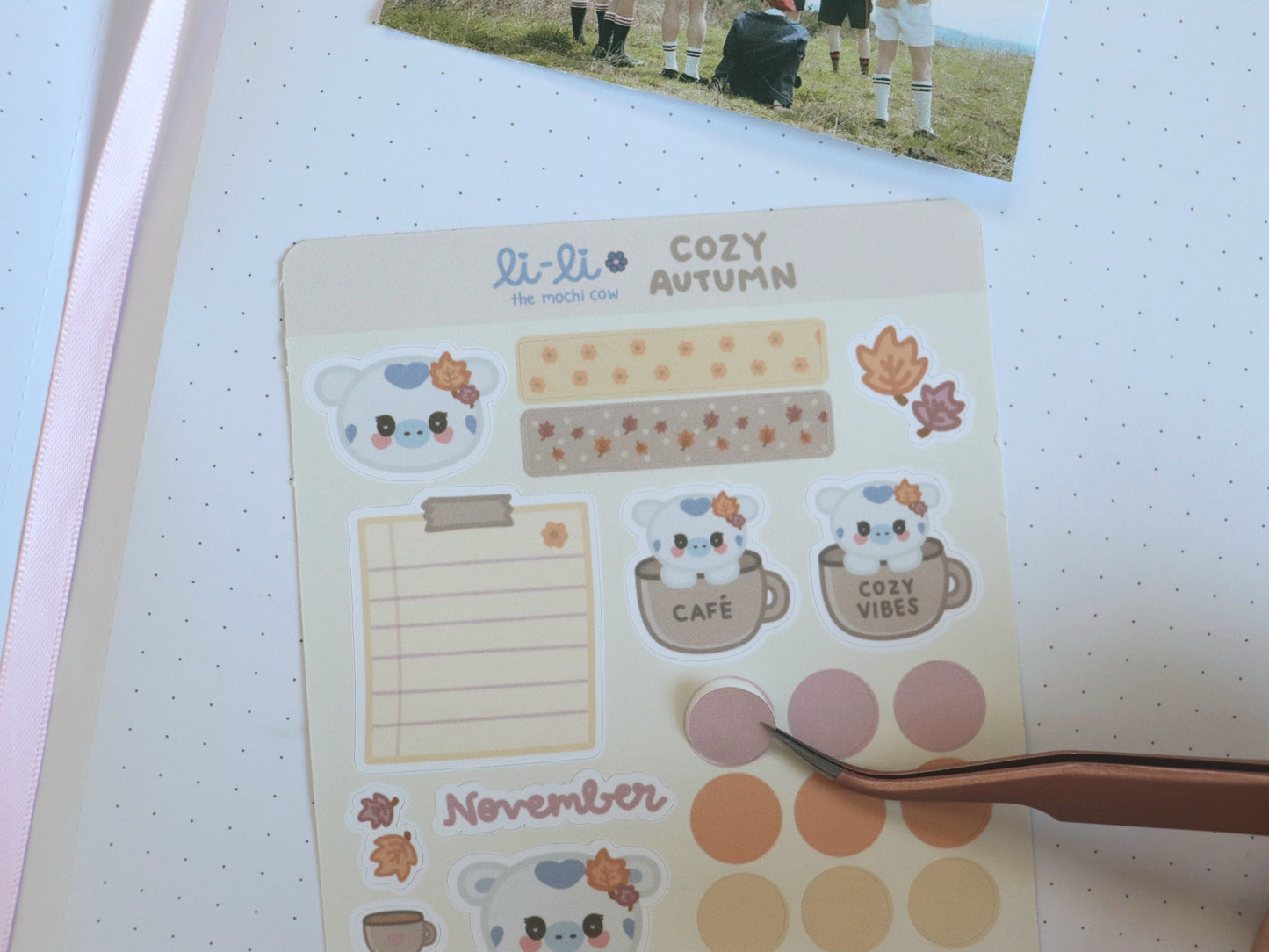 Li-Li Cozy Autumn Deco Sticker Sheet