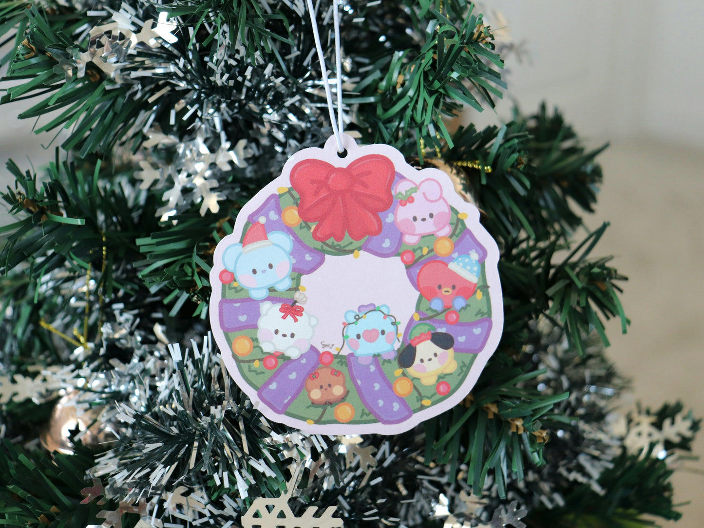 Minini Wreath Air Freshener Ornament