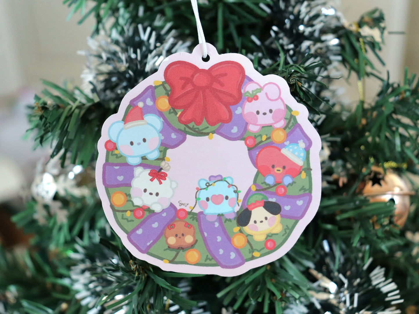 Minini Wreath Air Freshener Ornament