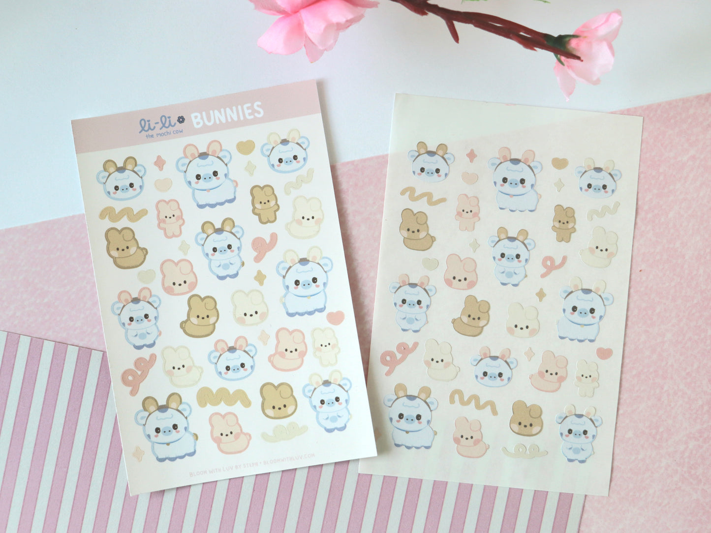 Li-Li Bunnies Deco Sticker Sheet