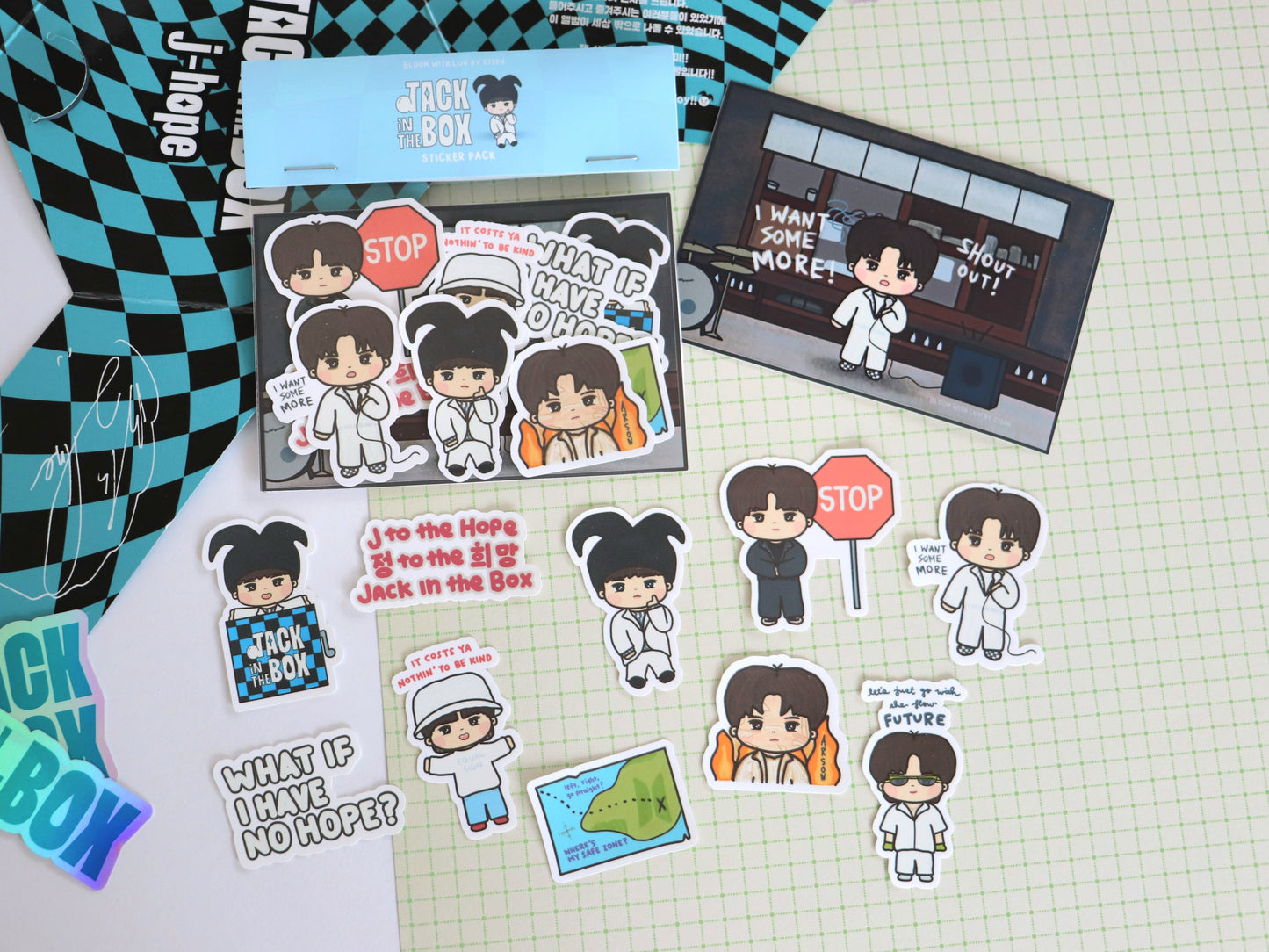 Jack in the Box J-HOPE Sticker Pack