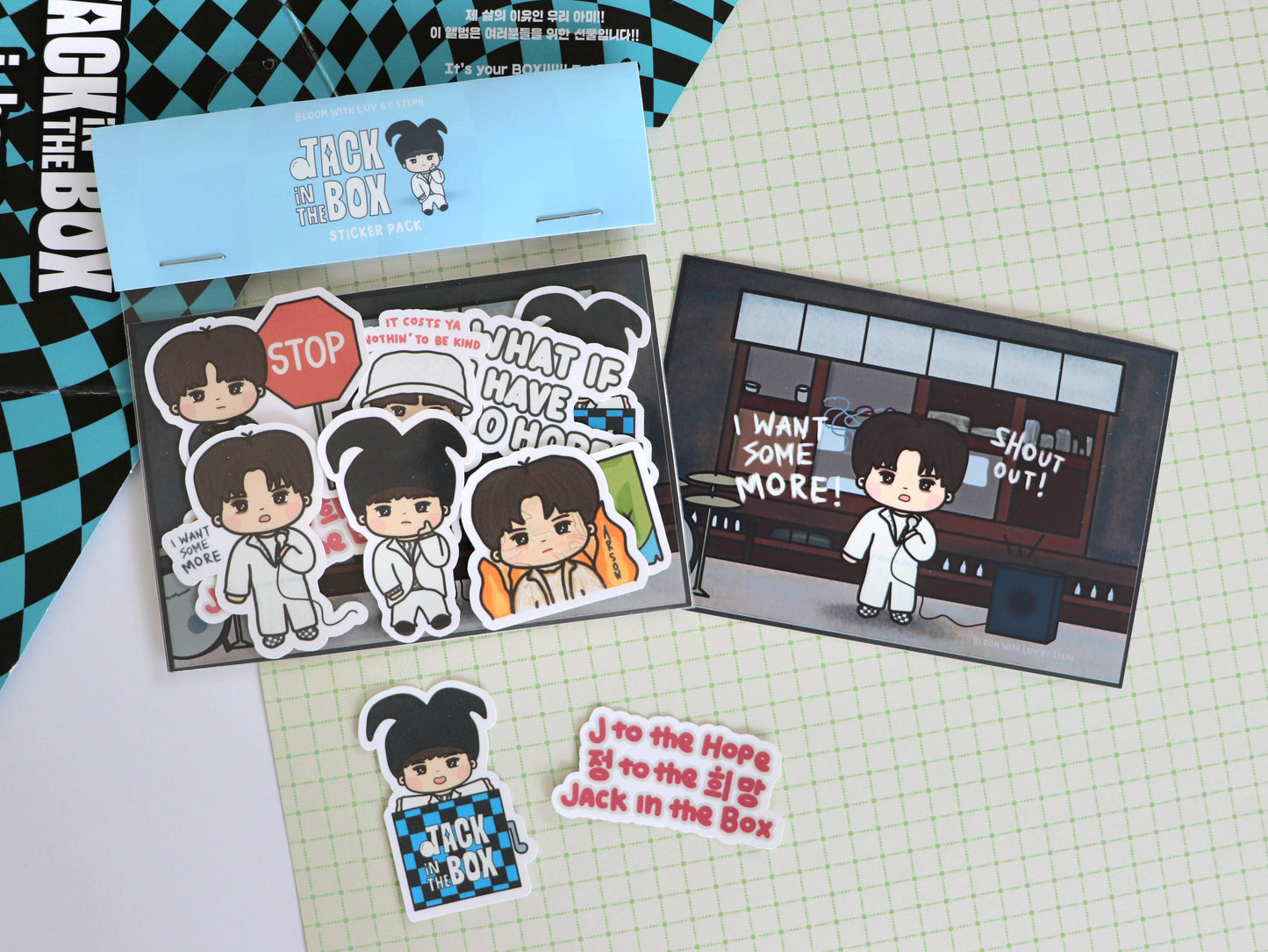 Jack in the Box J-HOPE Sticker Pack