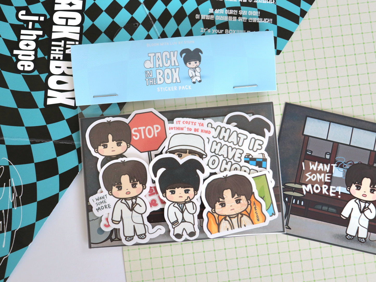 Jack in the Box J-HOPE Sticker Pack