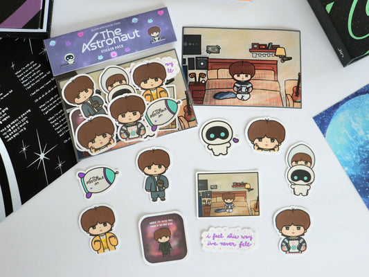 The Astronaut Jin Sticker Pack