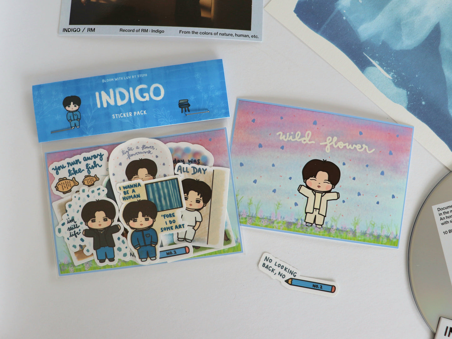 Indigo Namjoon Sticker Pack