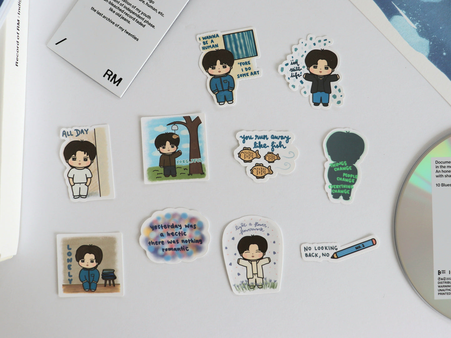 Indigo Namjoon Sticker Pack