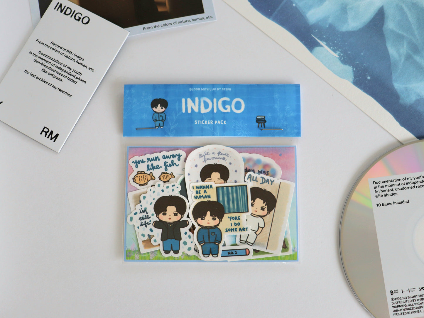 Indigo Namjoon Sticker Pack