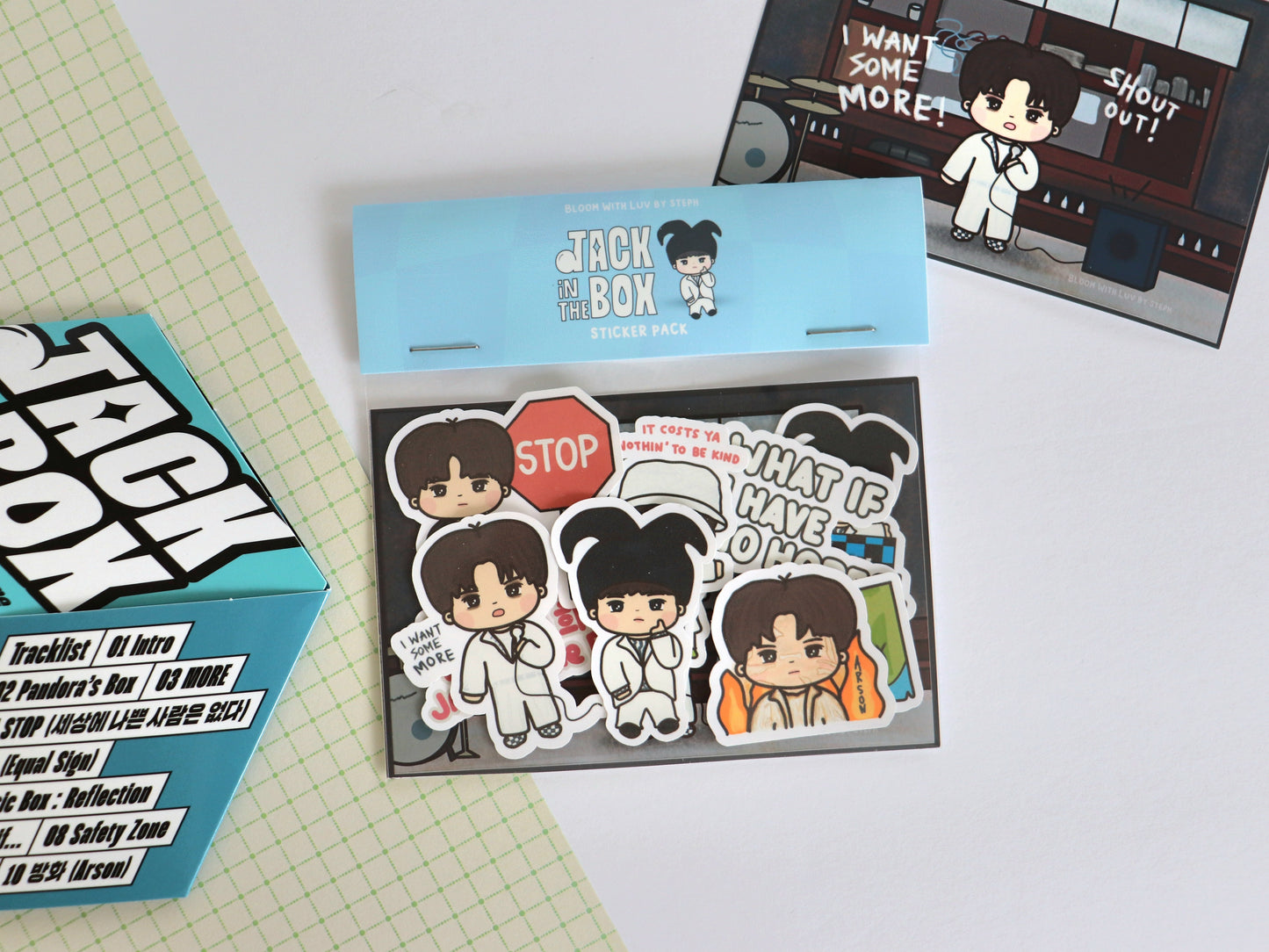 Jack in the Box J-HOPE Sticker Pack