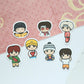 BTS Go Go Hearts Sticker Pack