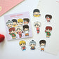 BTS Go Go Hearts Sticker Pack