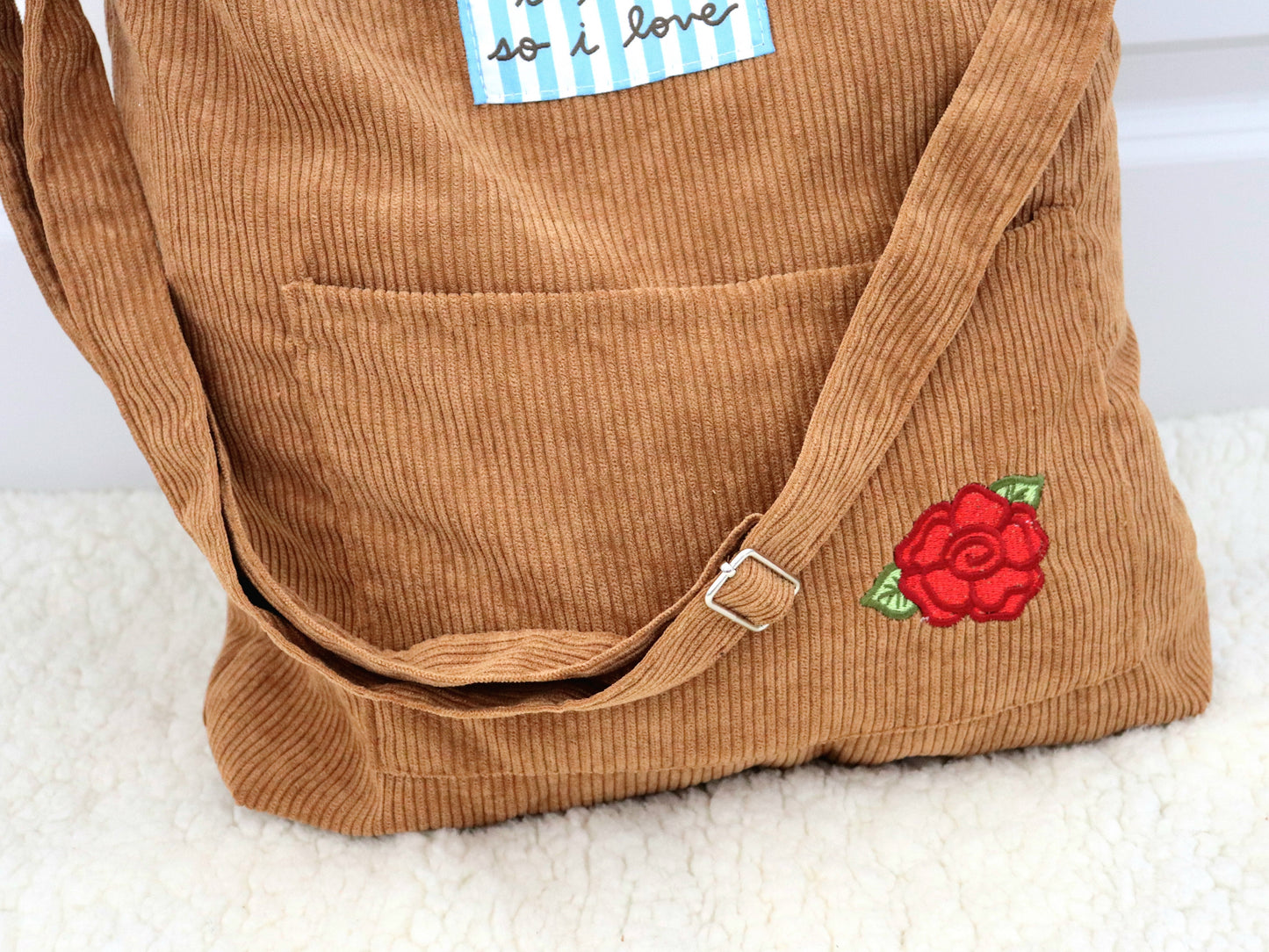 Trivia: Love Crossbody Tote Bag