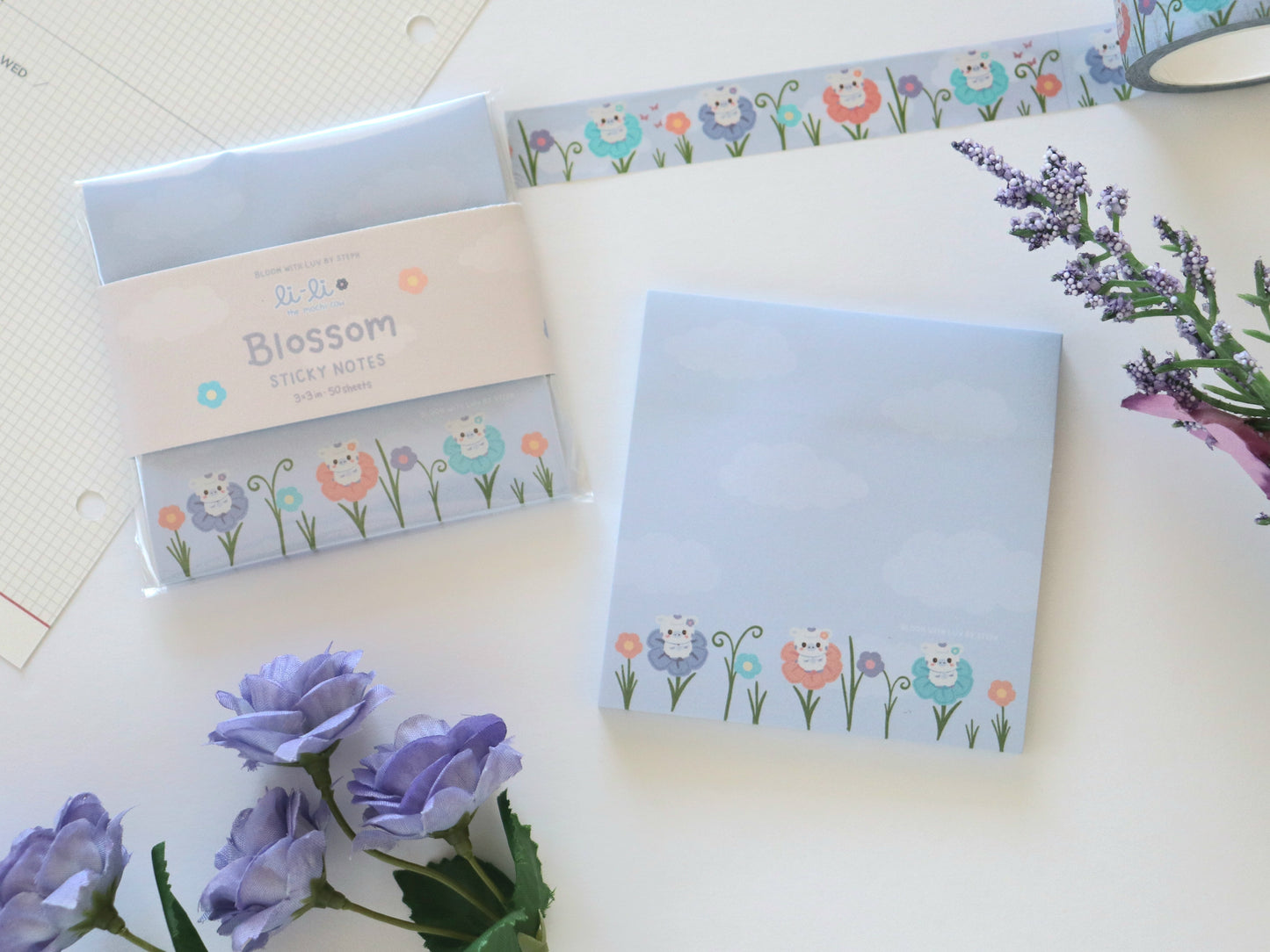 Li-Li Blossom Sticky Notes