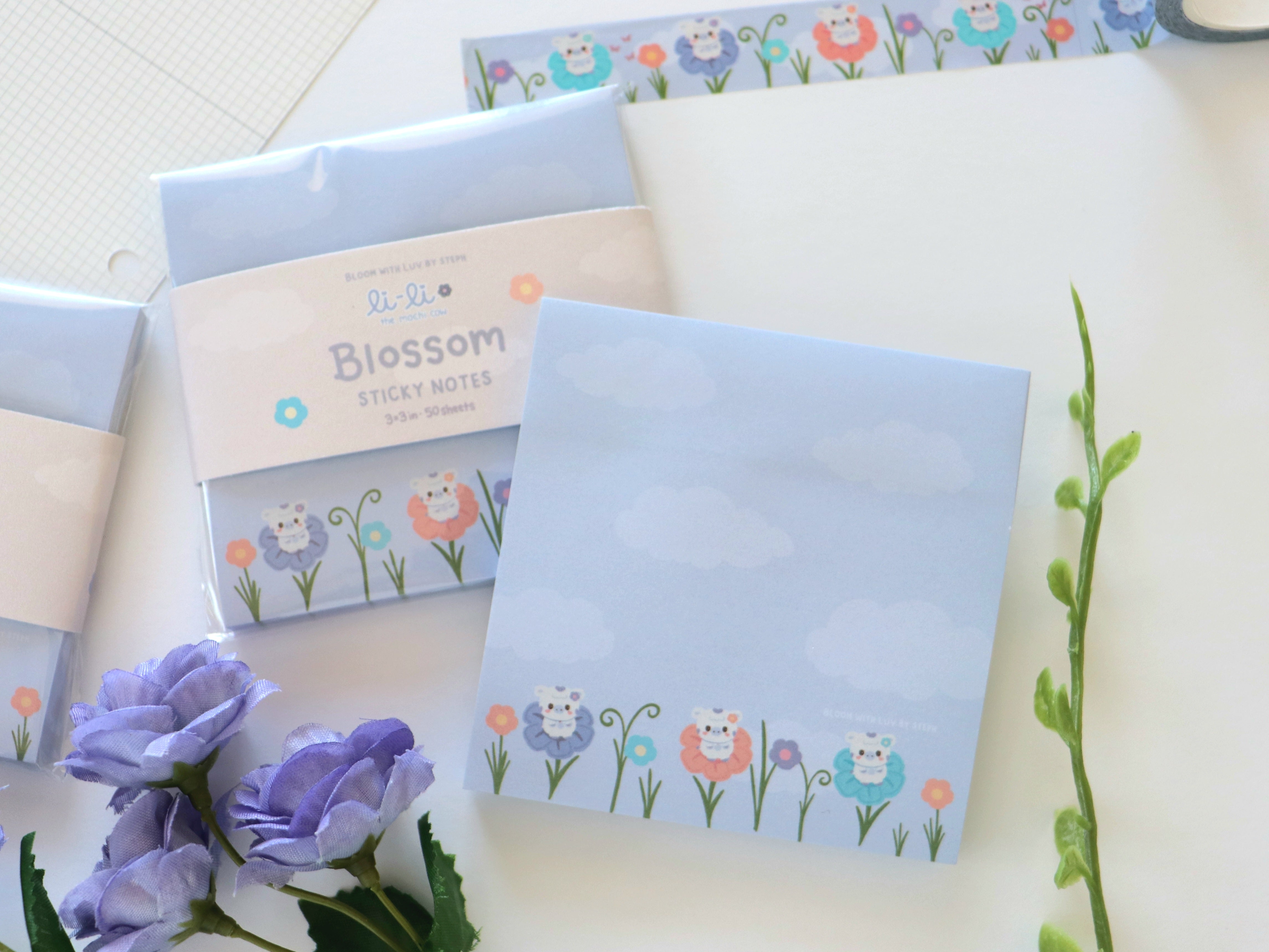 Li-Li Blossom Sticky Notes – Bloom With Luv