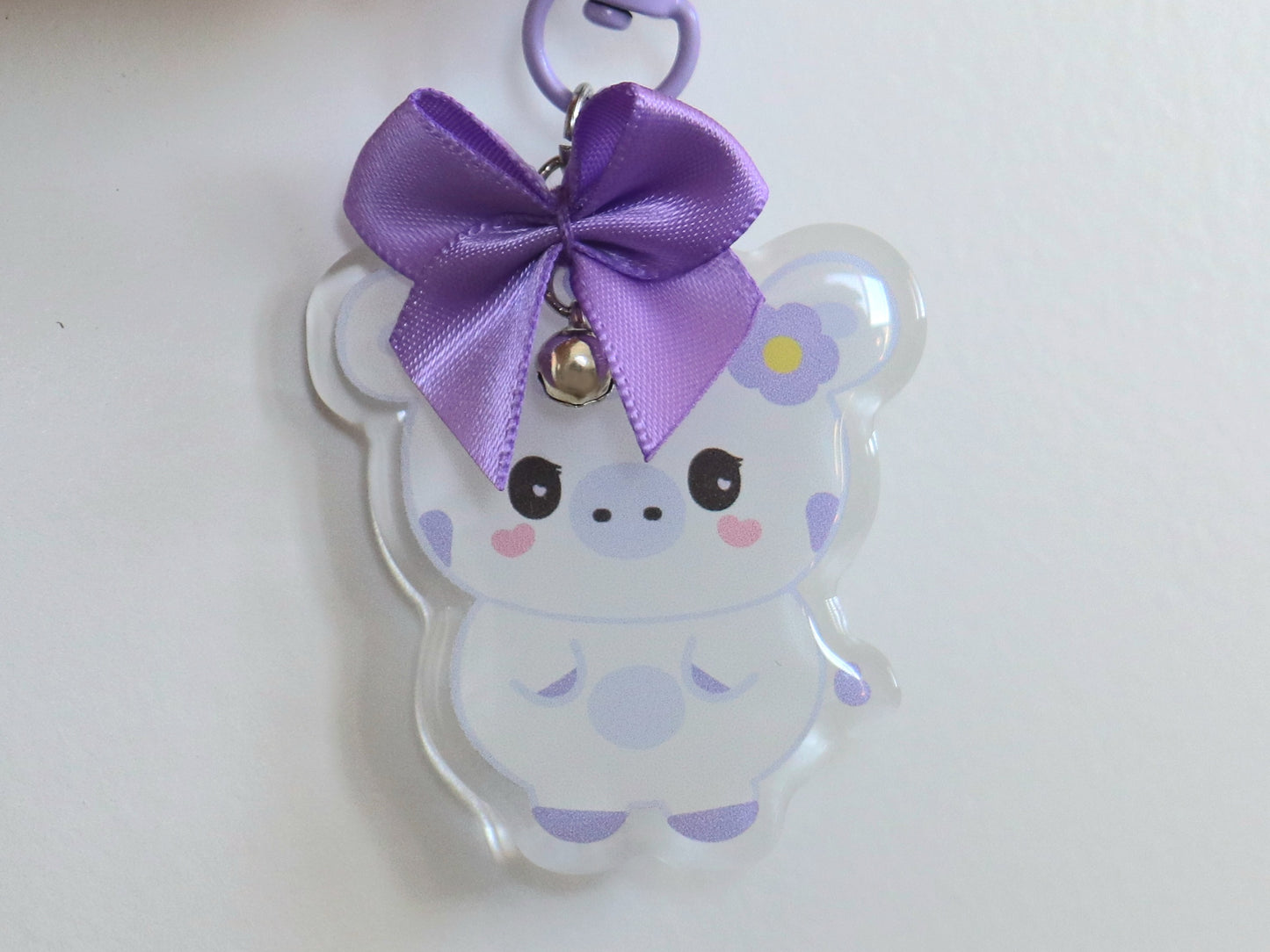 Li-Li Blossom Bow Charm Keychain