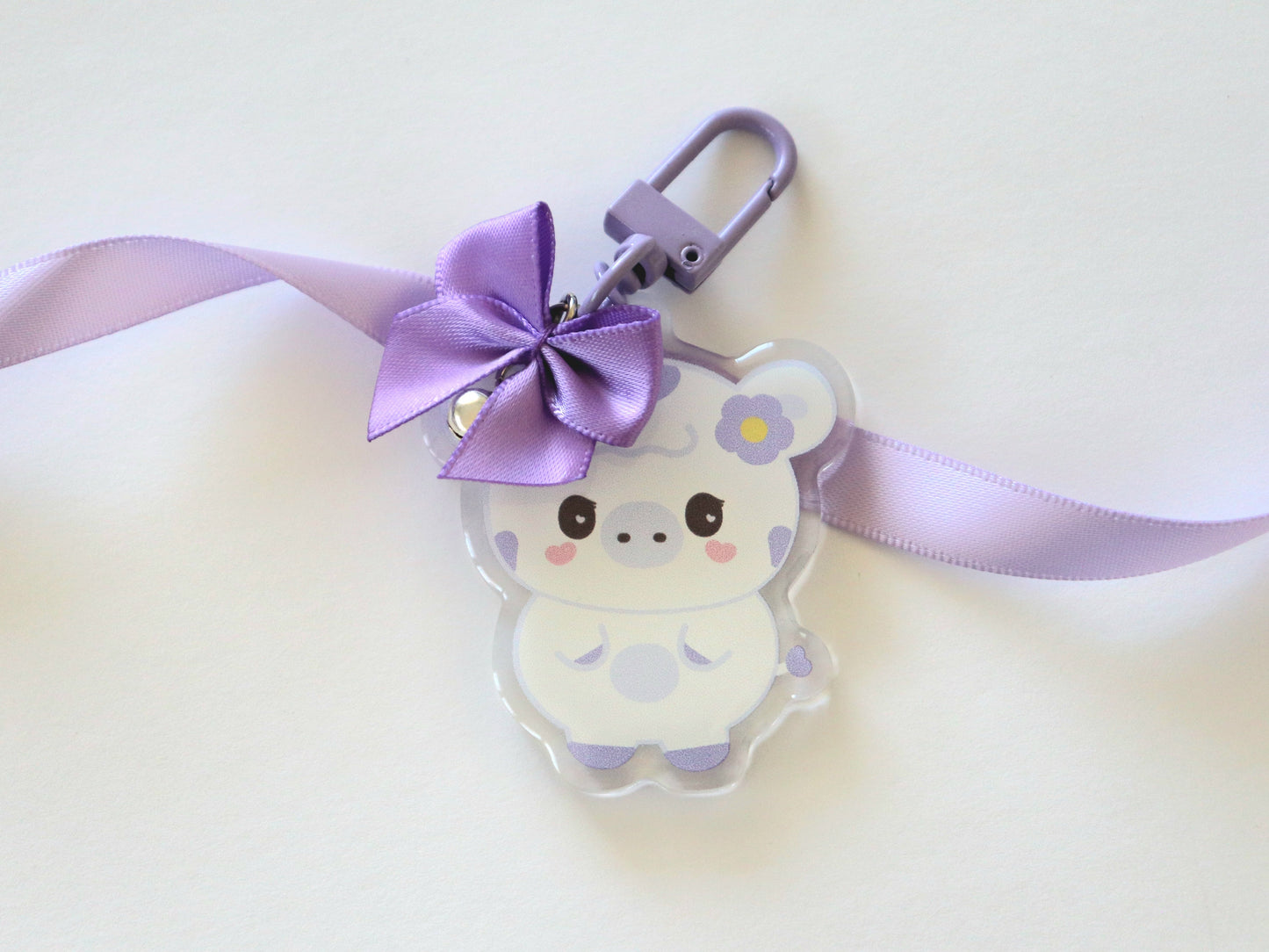 Li-Li Blossom Bow Charm Keychain