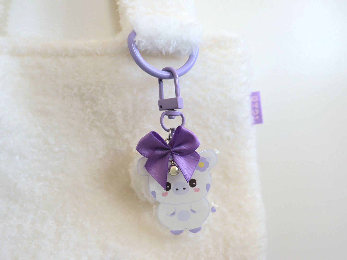 Li-Li Blossom Bow Charm Keychain