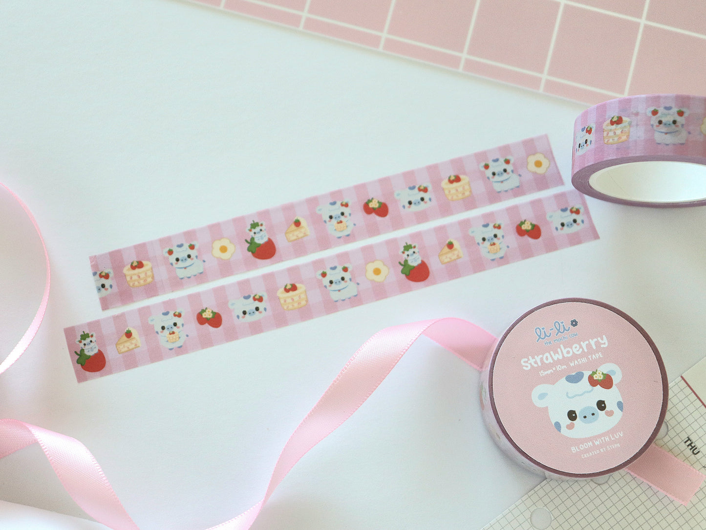 Li-Li Strawberry Washi Tape